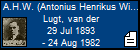 A.H.W. (Antonius Henrikus Wilhelmus) Lugt, van der