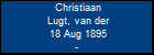 Christiaan Lugt, van der
