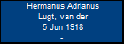 Hermanus Adrianus Lugt, van der