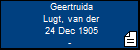 Geertruida Lugt, van der