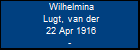 Wilhelmina Lugt, van der