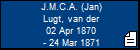 J.M.C.A. (Jan) Lugt, van der