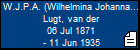 W.J.P.A. (Wilhelmina Johanna Petronella Antonia) Lugt, van der
