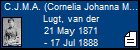 C.J.M.A. (Cornelia Johanna Maria Agnes) Lugt, van der
